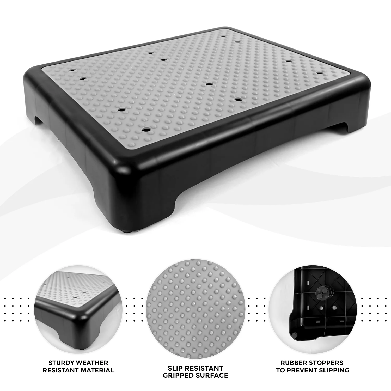 Anti-Slip Door Half Step Elderly Support Stool Disability Outdoor Mobility Aid thumbnail 2