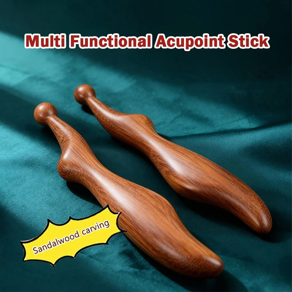 Foot Massage Point Stick Neck Acupressure Nodes Acupressure Stick Meridian Scraping Tool Muscle Relaxation Tool Body Massage