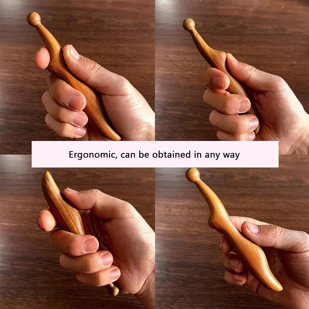 Foot Massage Point Stick Neck Acupressure Nodes Acupressure Stick Meridian Scraping Tool Muscle Relaxation Tool Body Massage thumbnail 3