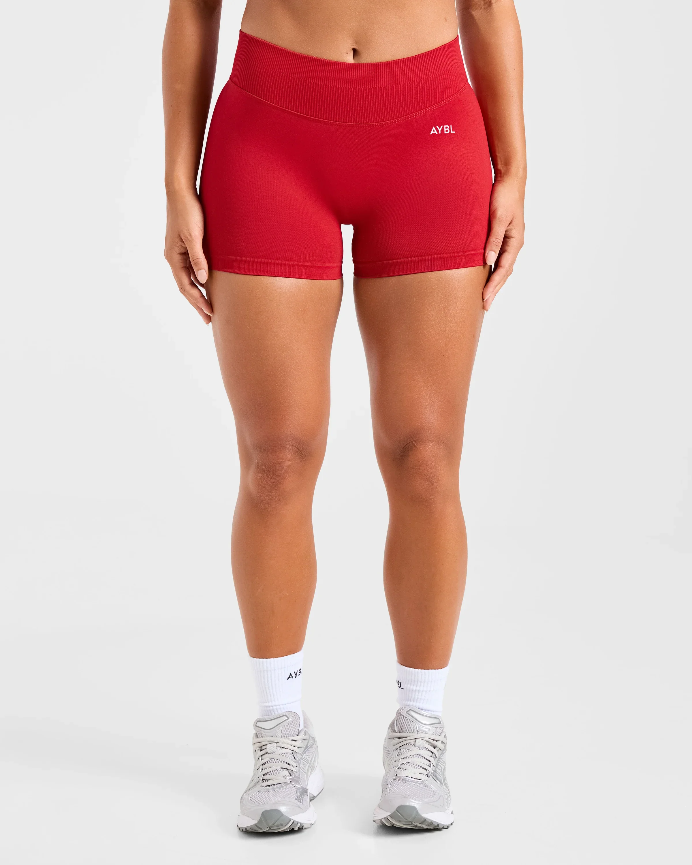 Fashion Shorts Low Waist Seamless Yoga Shorts Scrunch Bum Gym Shorts Women Workout Biker Stretch Fitness Shorts thumbnail 4