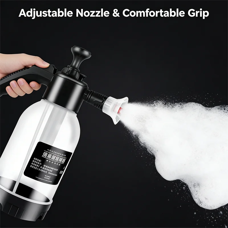 Car Wash Foam Spray Foam Sprayer Bottle Spray Gun Manual Air Pressure Water Jet Car Shampoo Snow Foam Air Pressure Spray Bottle thumbnail 4