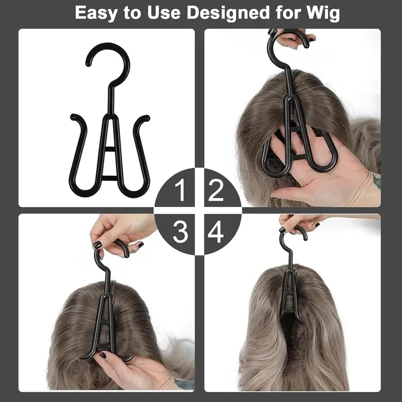 Transparent Wig Storage Bags with Hooks Dustproof Portable Design Wall-Mounted Zipper for Salon Home Use Sleek  Appearance thumbnail 4