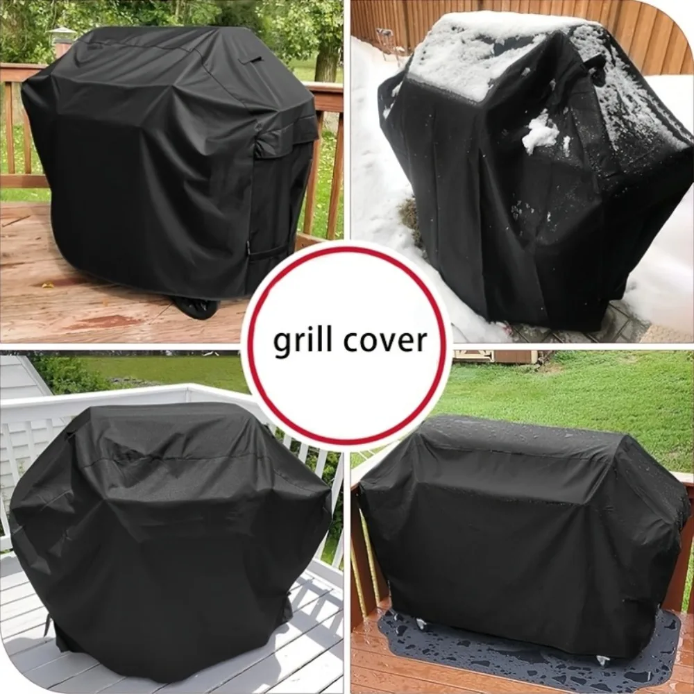 BBQ Cover, 58 Inch Outdoor BBQ Gas Grill Cover, Waterproof, UV-Proof, Tear-Resistant, Fade-Resistant Material thumbnail 2
