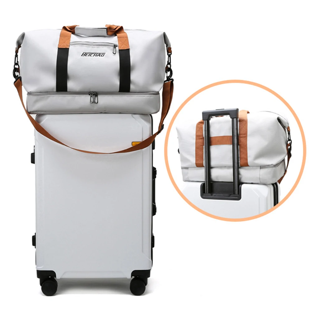 Travel Gym Bag Short-distance Luggage Portable Fitness Bags Shoulder Crossbody Chest Bag Handbags Duffle Carry On Weekender Bag thumbnail 2