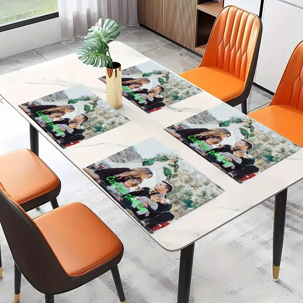 Custom Photo Placemat Suitable for Home Decor, Photo Table with Your Own Picture 30x40cm Table Setting for Dining Table Mats thumbnail 2