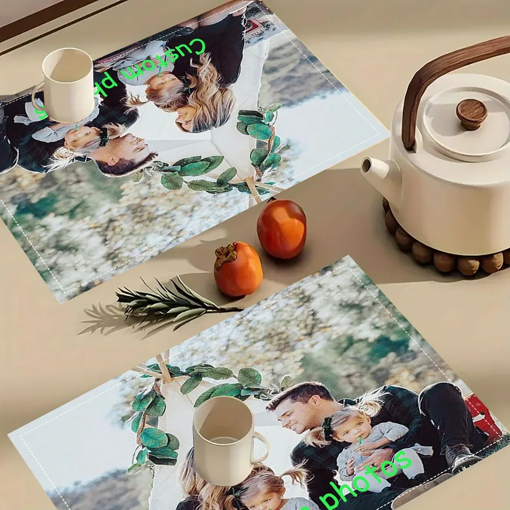 Custom Photo Placemat Suitable for Home Decor, Photo Table with Your Own Picture 30x40cm Table Setting for Dining Table Mats thumbnail 3