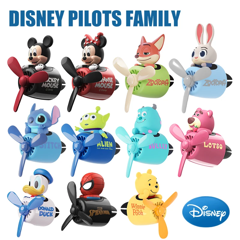 Disney Donald Duck Pilot car air freshener vent fun rotating plane accessories interior decorations ornaments fragrance diffuser thumbnail 3