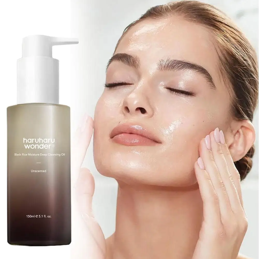 Haruharu Wonder Black Rice Skin Care Set Black Rice Hyaluronic Essence BlackRice Moisture Cleansing Oil Korean Original Skincare thumbnail 2