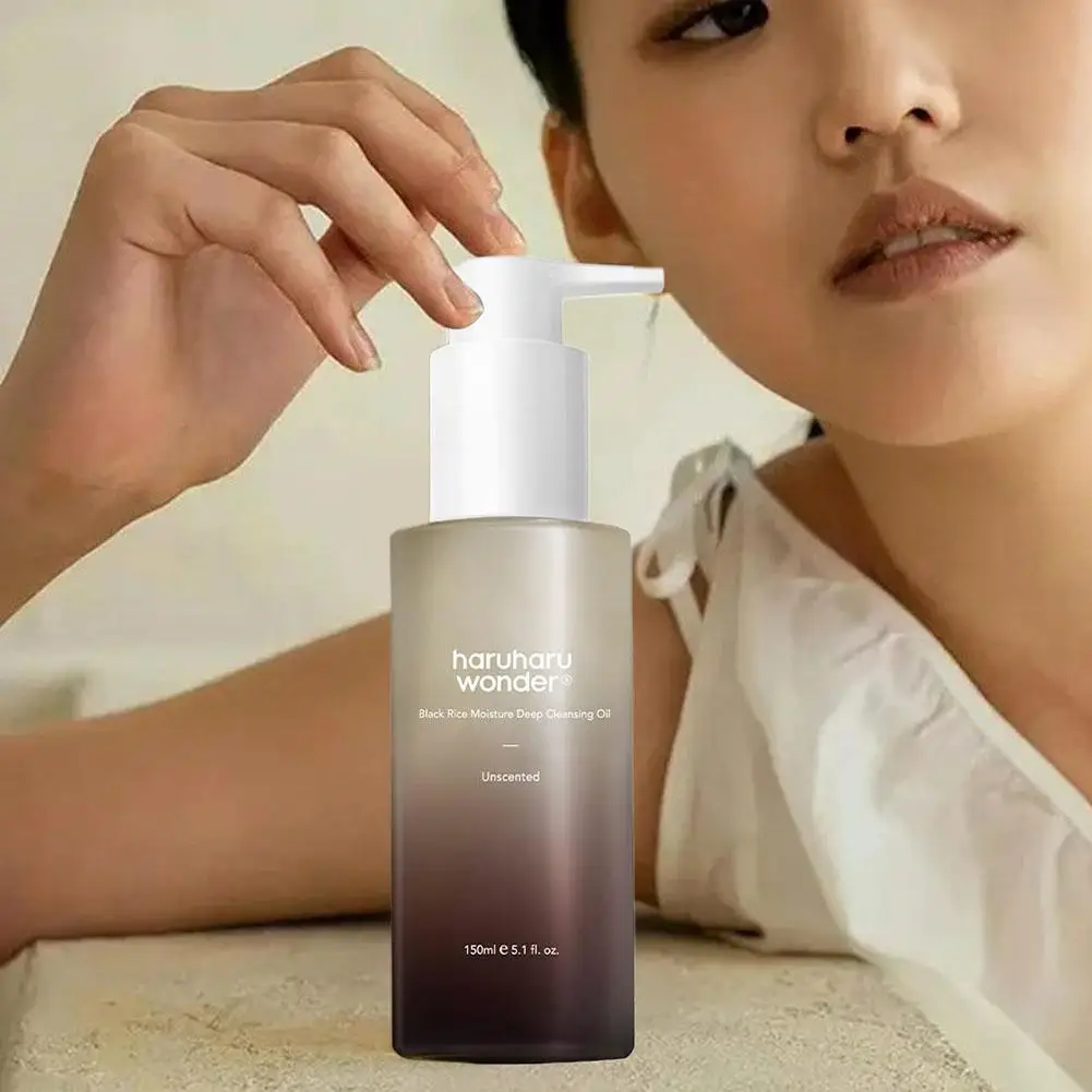 Haruharu Wonder Black Rice Skin Care Set Black Rice Hyaluronic Essence BlackRice Moisture Cleansing Oil Korean Original Skincare thumbnail 3