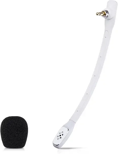 Omnidirectional Hifi Microphone Compatible with Logitech Astro A40 Gaming Headset Bendable Mic Replacement Earphone accessories thumbnail 6