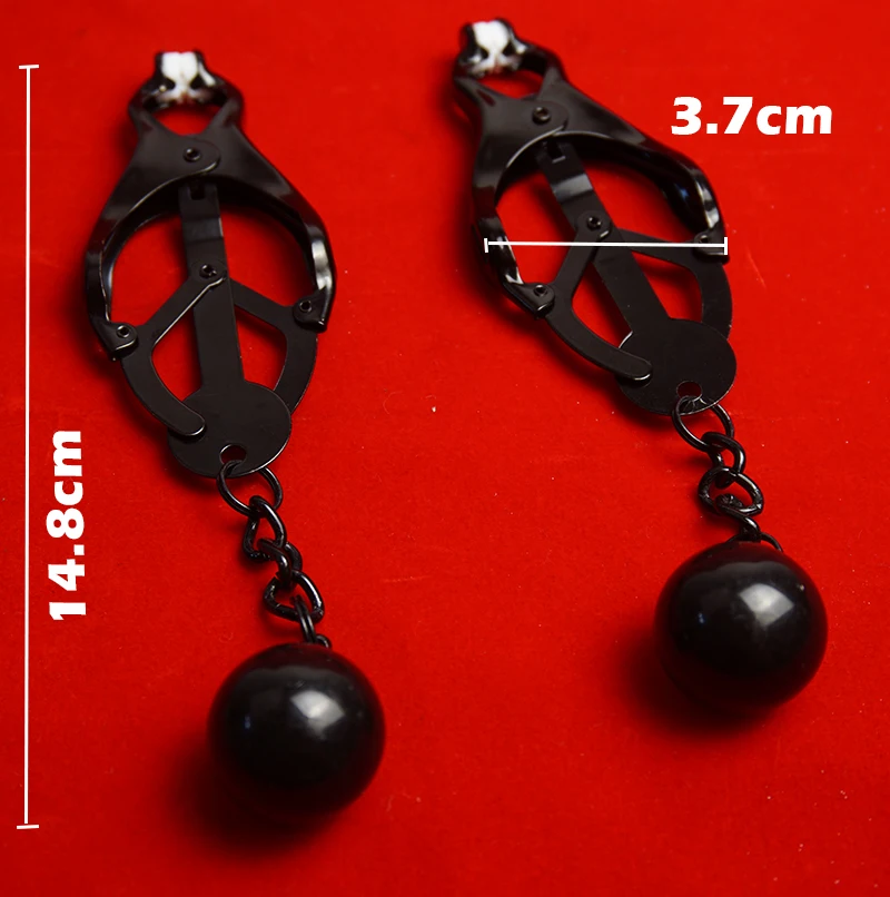 118G Japanese Clover Nipple Clamps,Intense BDSM Metal Nipple Clips Weight,Sex Toys for Couples,Adult Games thumbnail 2