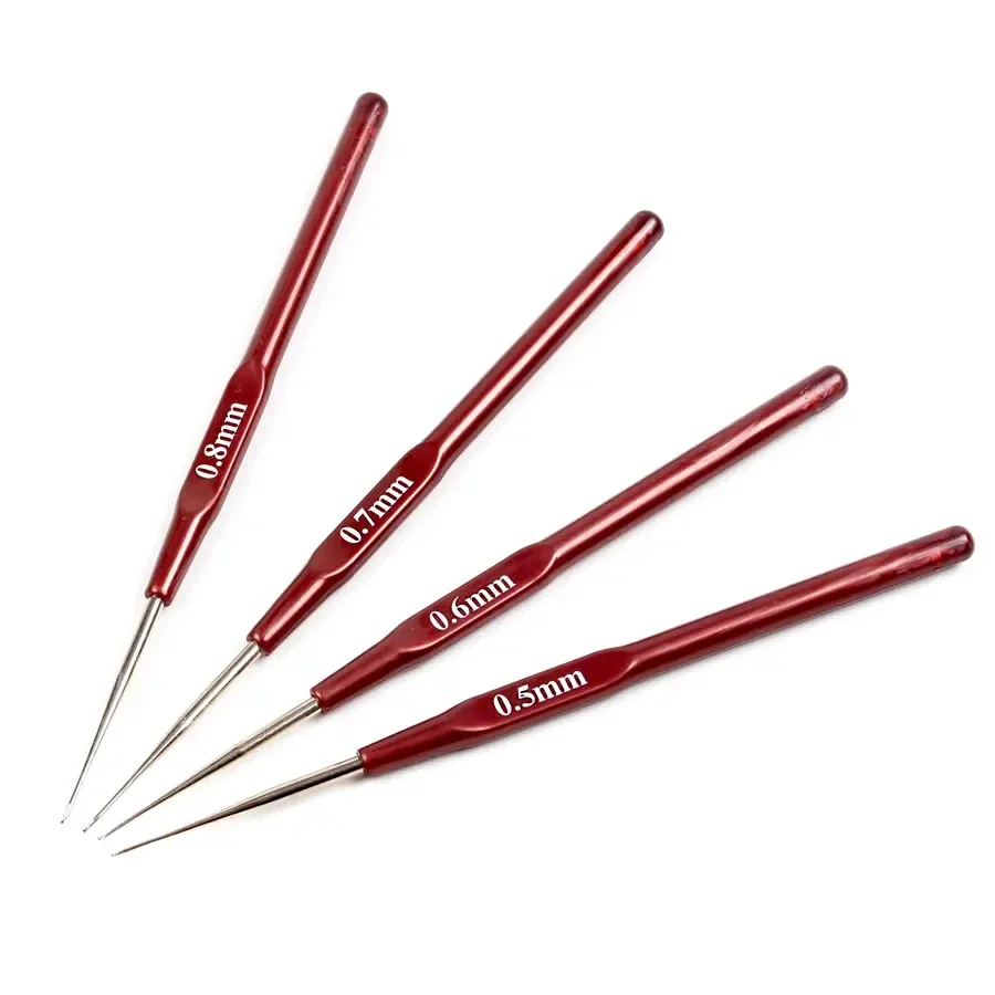 Dreadlock Crochet Hook Set for Hair Braid Craft Tool 0.5mm-0.8mm Diameter Dread Locks Crochet Needles Hairdressing Gift thumbnail 6