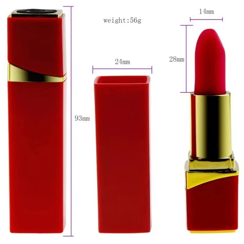 Fashion Lady Lipstick Vibrator 10Speed Bullet Vibrator Dildo Clit Stimulator G Spot Massage Masturbator Adult Sex Toys For Women thumbnail 3