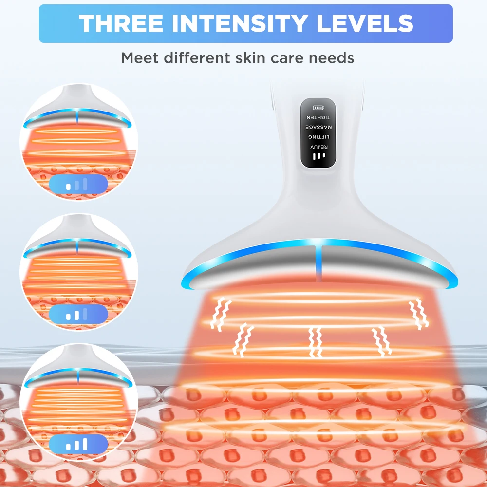 3 Massage Modes Microcurrent Neck Beauty Device Face Lifting Firming Massage Neck Beauty Instrument Tighten Skin Care Tool thumbnail 4