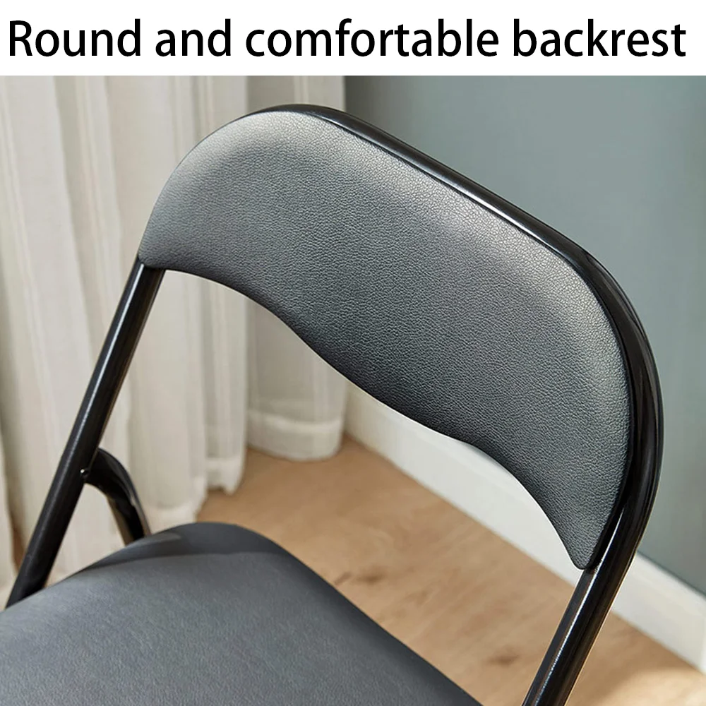 FOLDING CHAIR FOLDABLE COMPUTER PARTY MEETING ROOM HOME OFFICE CAMPING CHAIRS thumbnail 2