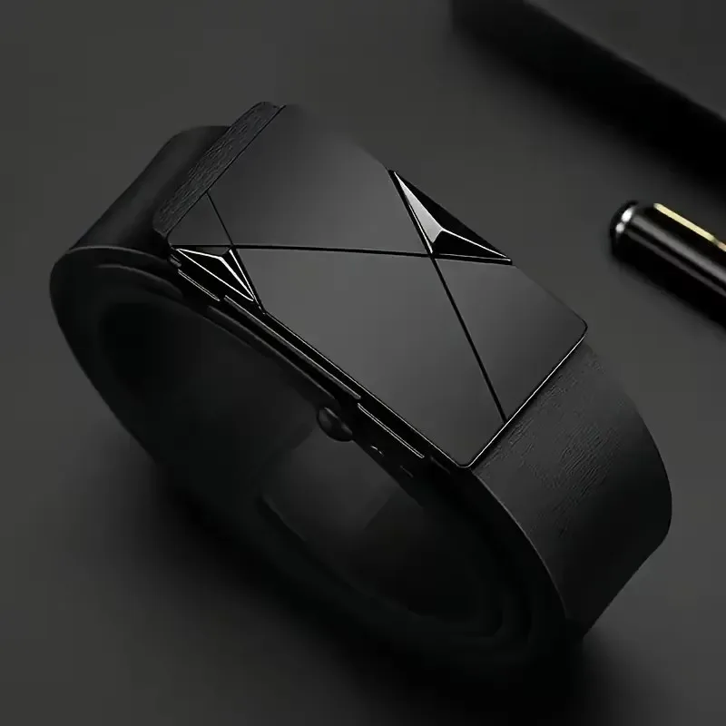 Fashionable Men's Automatic Buckle Belt With Men's Business Suit Pants Belt High-quality Casual Men's Belt thumbnail 3
