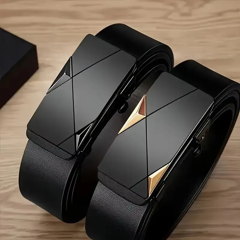 Fashionable Men's Automatic Buckle Belt With Men's Business Suit Pants Belt High-quality Casual Men's Belt thumbnail 2