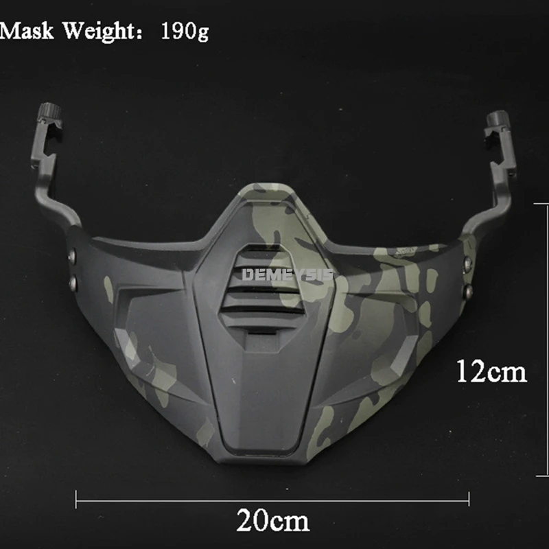 Airsoft Paintball Full Face Mask 2 in 1 Goggles Mask Set Outdoor Shooting Tactical Combat Protective Masks Hunting Sports Mask thumbnail 5