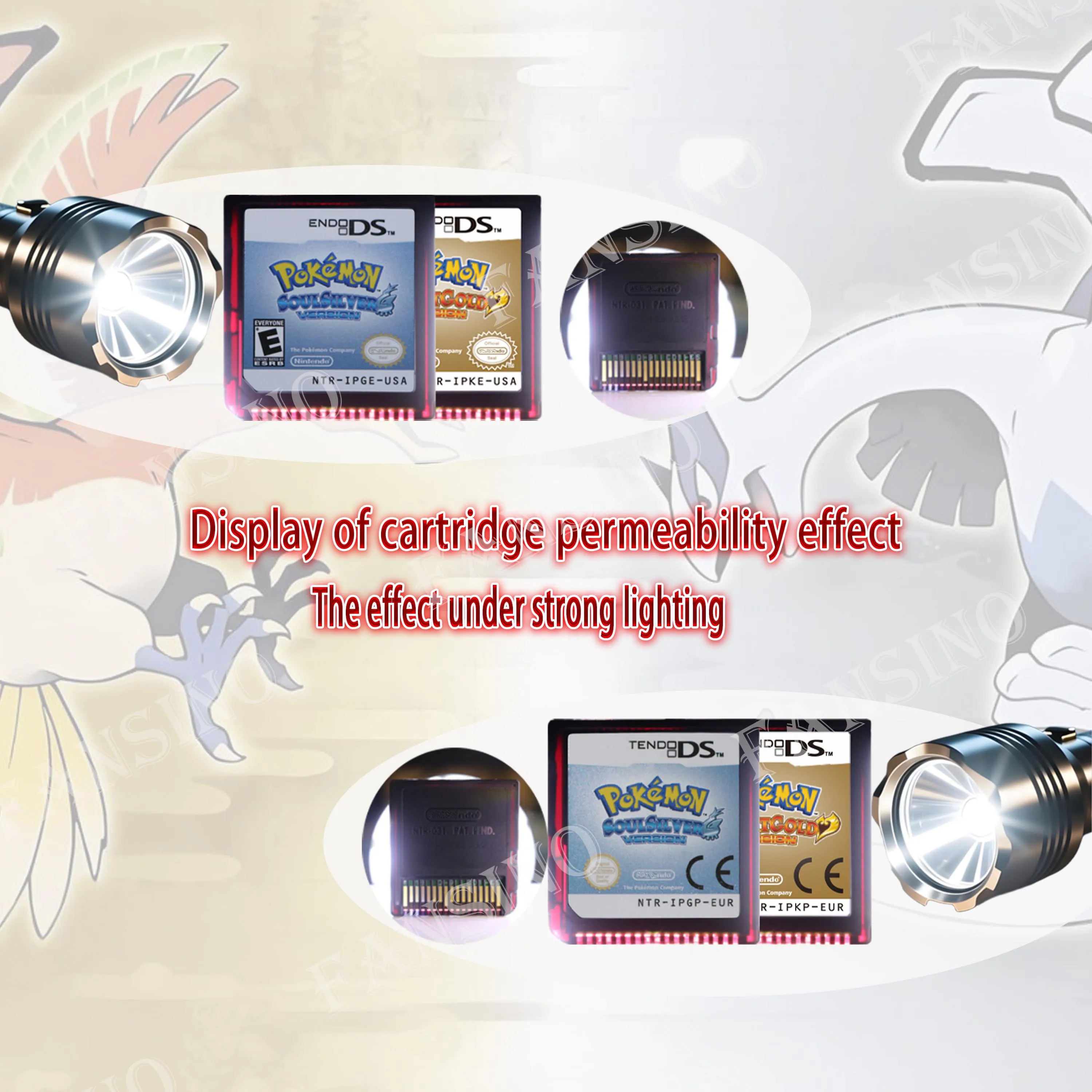 Pokémon Black White 1/2 Version High Quality Authentic 1:1 Replica DS Video Game Cartridge For DS 2DS 3DS Console (USA,EUR,AUS) thumbnail 4