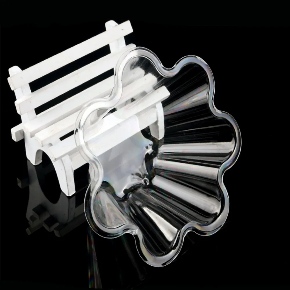 50 Pcs Plastic Flower-Shaped Sundae Cup Transparent 250ml/300ml Ice Cream Bowls Disposable Thickened Dessert Serving Cups Yogurt thumbnail 4