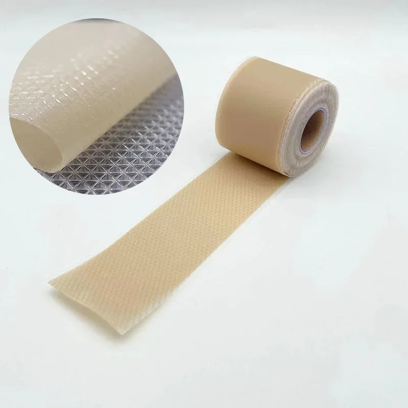 Non-Slip Silicone Wig Adhesive Tape Breathable Lace Wig Grids Knots Healer Hair Tape Lace Wig Glue for Secure Comfortable Fit