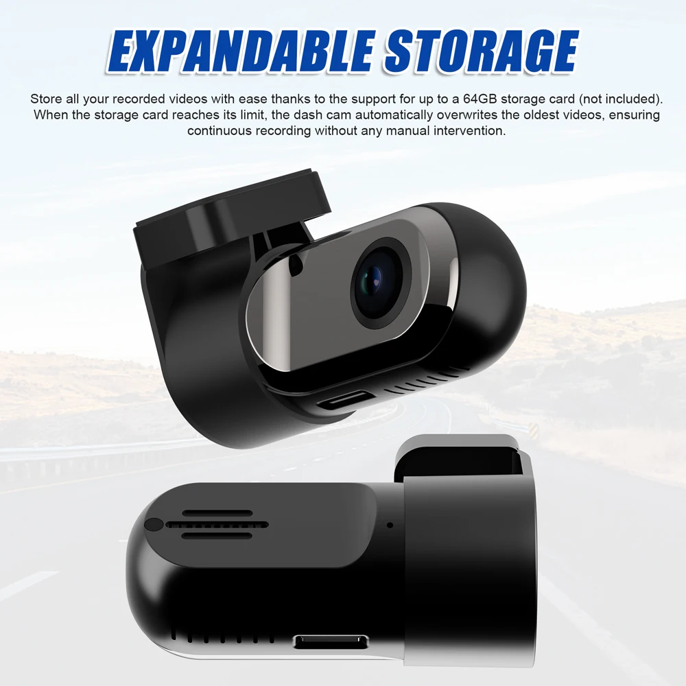 USB Dash Camera Car Android Navigation Driving Video Recorder 360 Degree Rotation DVR Dashboard Camera with ADAS Assisted System thumbnail 4