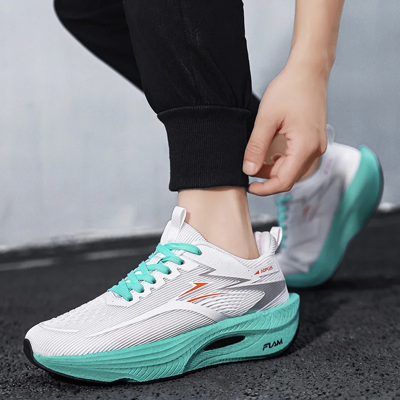 Unisex Sports Shoes Carbon Plate Walking Running Sneakers Shock-Absorbing Marathon Racing Athletics Training for Men's&Women thumbnail 3