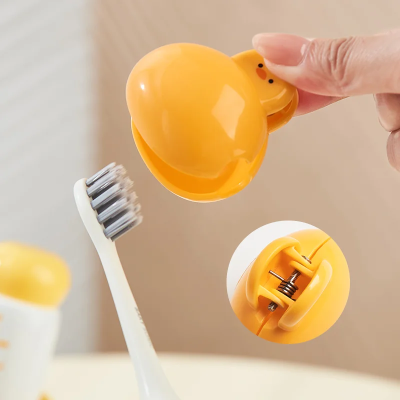 Adorable Animal-Themed Toothbrush Head Cover ，Waterproof, Dustproof, Perfect for Travel & Bathroom Organization Toothbrush cover thumbnail 5