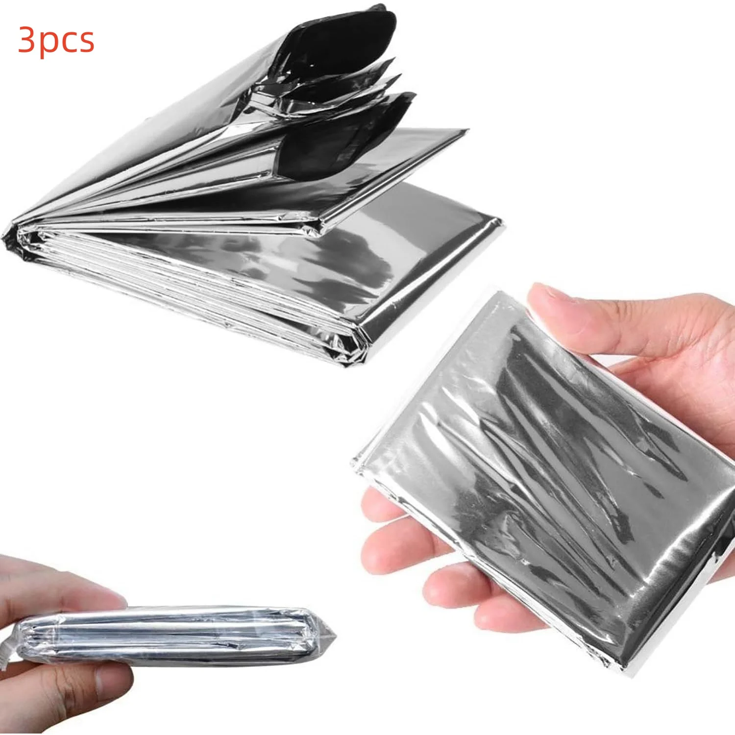 5-30Pc Outdoor Emergency Gold-Sliver Survival Blanket Waterproof First Aid Rescue Curtain Foil Thermal Military Blanket130X210Cm thumbnail 3