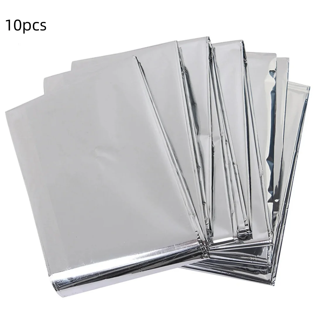 5-30Pc Outdoor Emergency Gold-Sliver Survival Blanket Waterproof First Aid Rescue Curtain Foil Thermal Military Blanket130X210Cm thumbnail 4