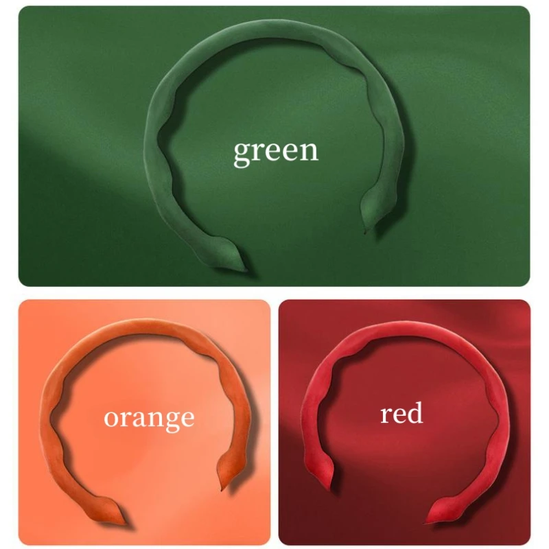 Card style suede ultra-thin car steering wheel cover, dynamic and fashionable universal version thumbnail 5