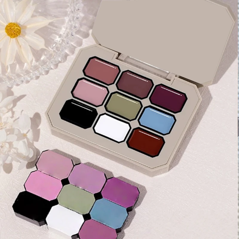 9-color solid gradient high-saturation blush nail polish, French manicure gel, suitable for nail technicians and beginners. thumbnail 2
