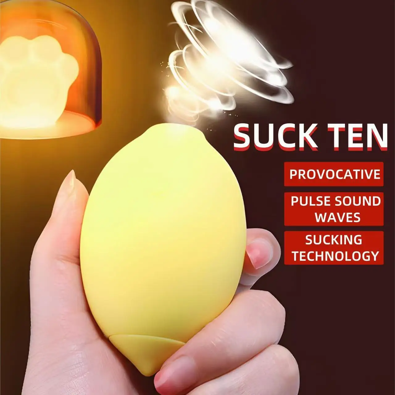 Lemon Sex Toys Vagina Sucking Vibrator 10 Speeds Clitoris Nipple Stimulator G Spot Massager for Adult Sexual Pleasure thumbnail 4