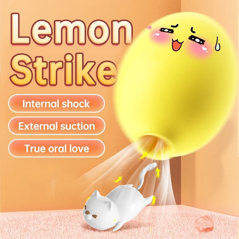 Lemon Sex Toys Vagina Sucking Vibrator 10 Speeds Clitoris Nipple Stimulator G Spot Massager for Adult Sexual Pleasure thumbnail 3