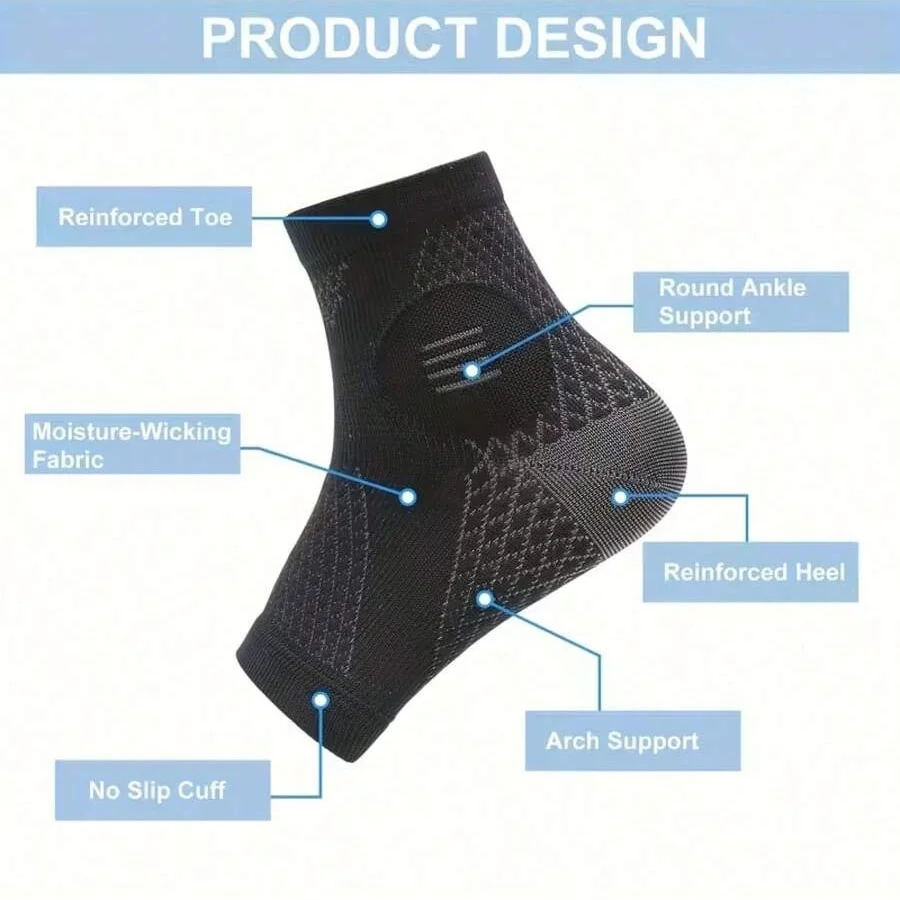 Ankle Protector Ankle Support Compression Stockings Fitness Sport Ankle Brace Protective Gear and Supports Running Accessories thumbnail 3