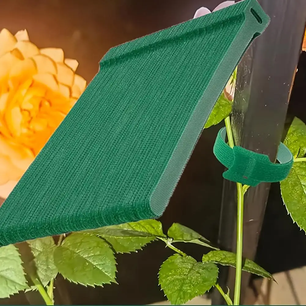 100pcs Reusable Adjustable Non-Slip Nylon Plant Ties with Hook and Loop Fasteners, Ideal for Gardening Applications thumbnail 3