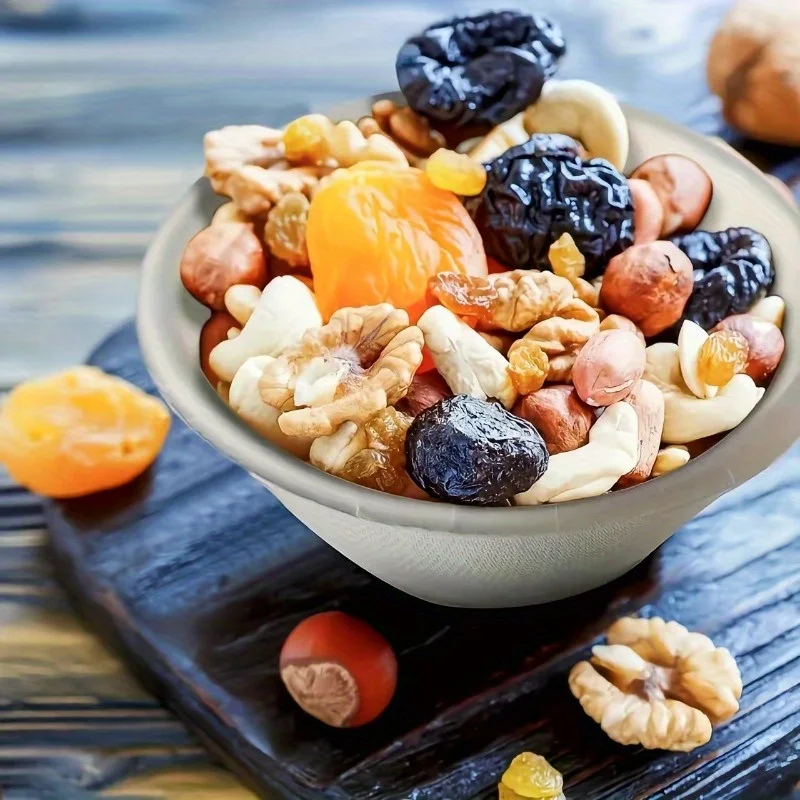 50PCS Disposable Paper Bowls Holiday Family Gatherings Desserts Fruits Salads Ice Cream Oatmeal Household Food Paper Bowls thumbnail 5