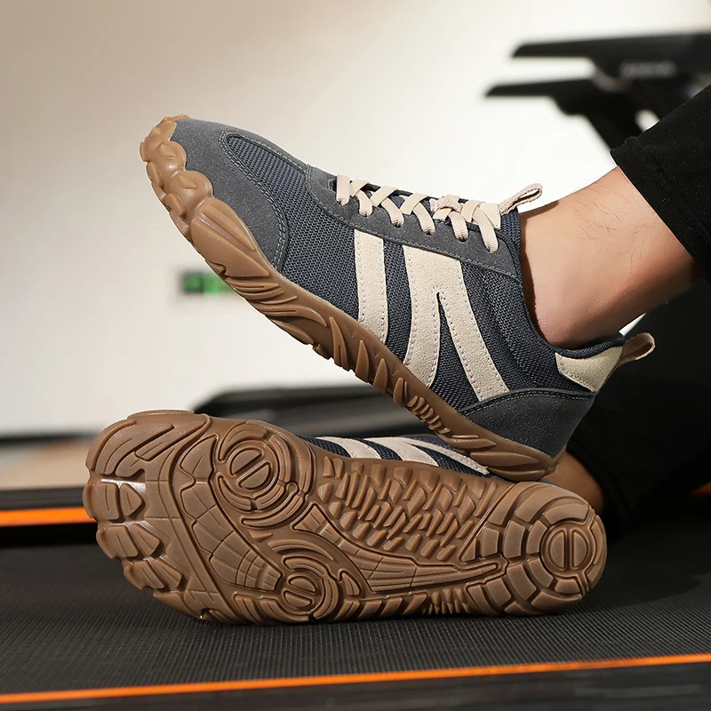 2026 New Wide Toe Barefoot Shoes Mens Womens Zero Drop Minimalist Sneakers Retro Outdoor Non Slip Walking Shoes Casual Sneaker thumbnail 2