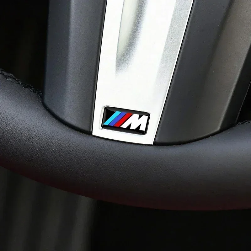 Car Sticker Steering Wheel Hub Decals For BMW M Performance E36 E60 E90 X2 X1 X3 X5 E46 E39 E70 M3 M5 M6 G20 G30 E93 Z3 Z4 f90 thumbnail 5