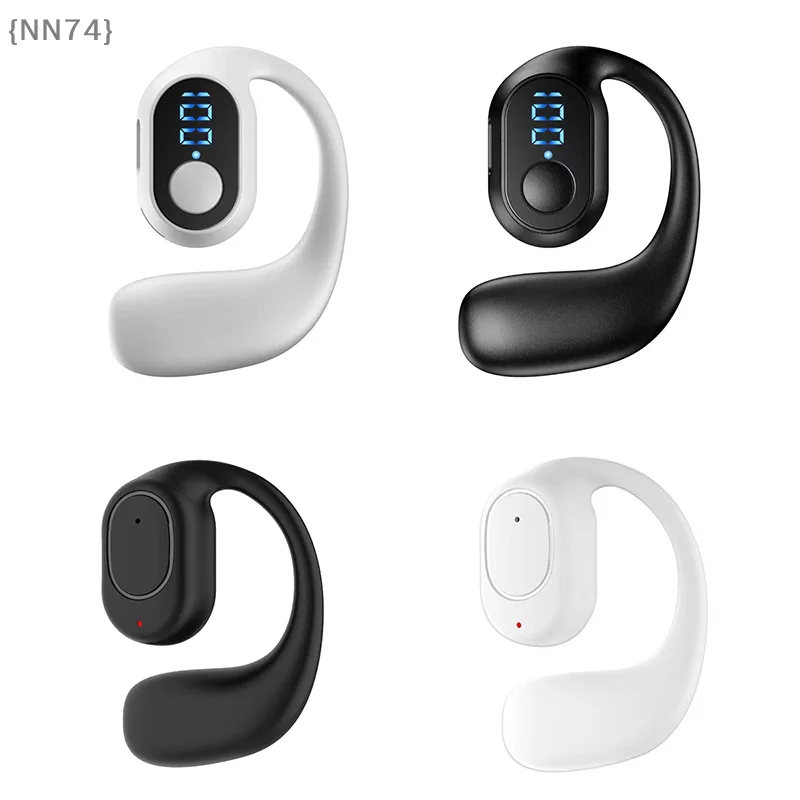 【F2-NN74】Wireless Headphones with Digital Display & Mic, Noise Canceling Hands-Free Earphones for Driving, Work & Calls thumbnail 6