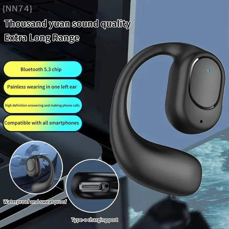 【F2-NN74】Wireless Headphones with Digital Display & Mic, Noise Canceling Hands-Free Earphones for Driving, Work & Calls thumbnail 2