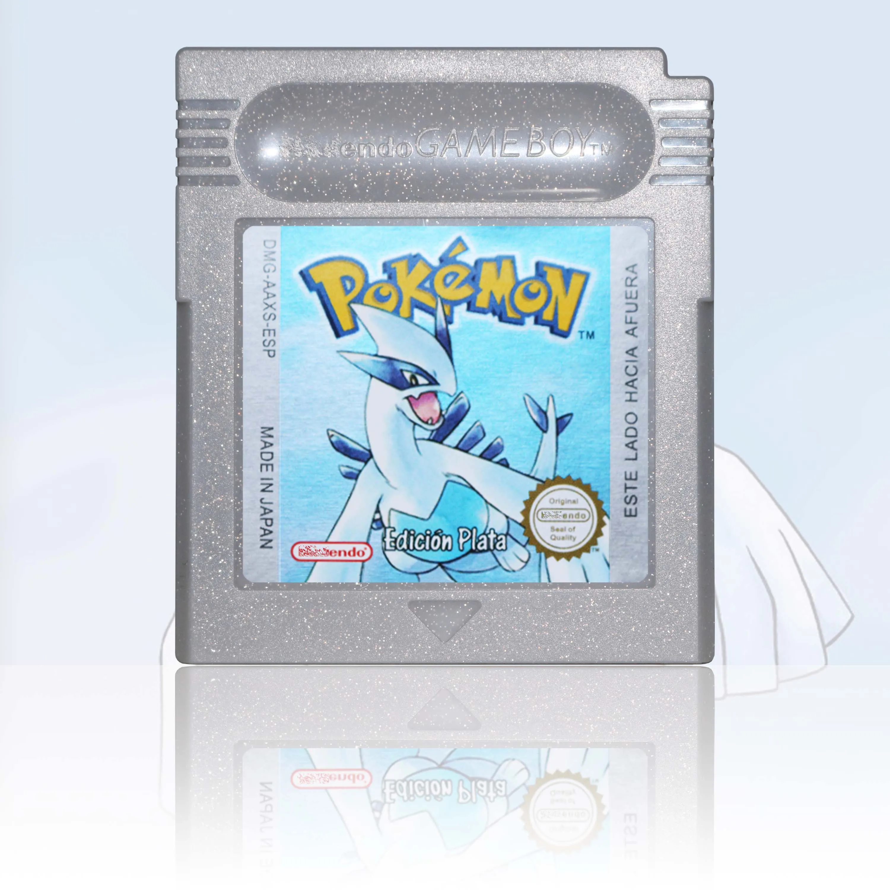 GBA/GBC ESP Version Pokemon Esmeralda/Rojo Fuego/Plata/Cristal Game Cartridge Video Game Console Card High Quality with Battery thumbnail 5