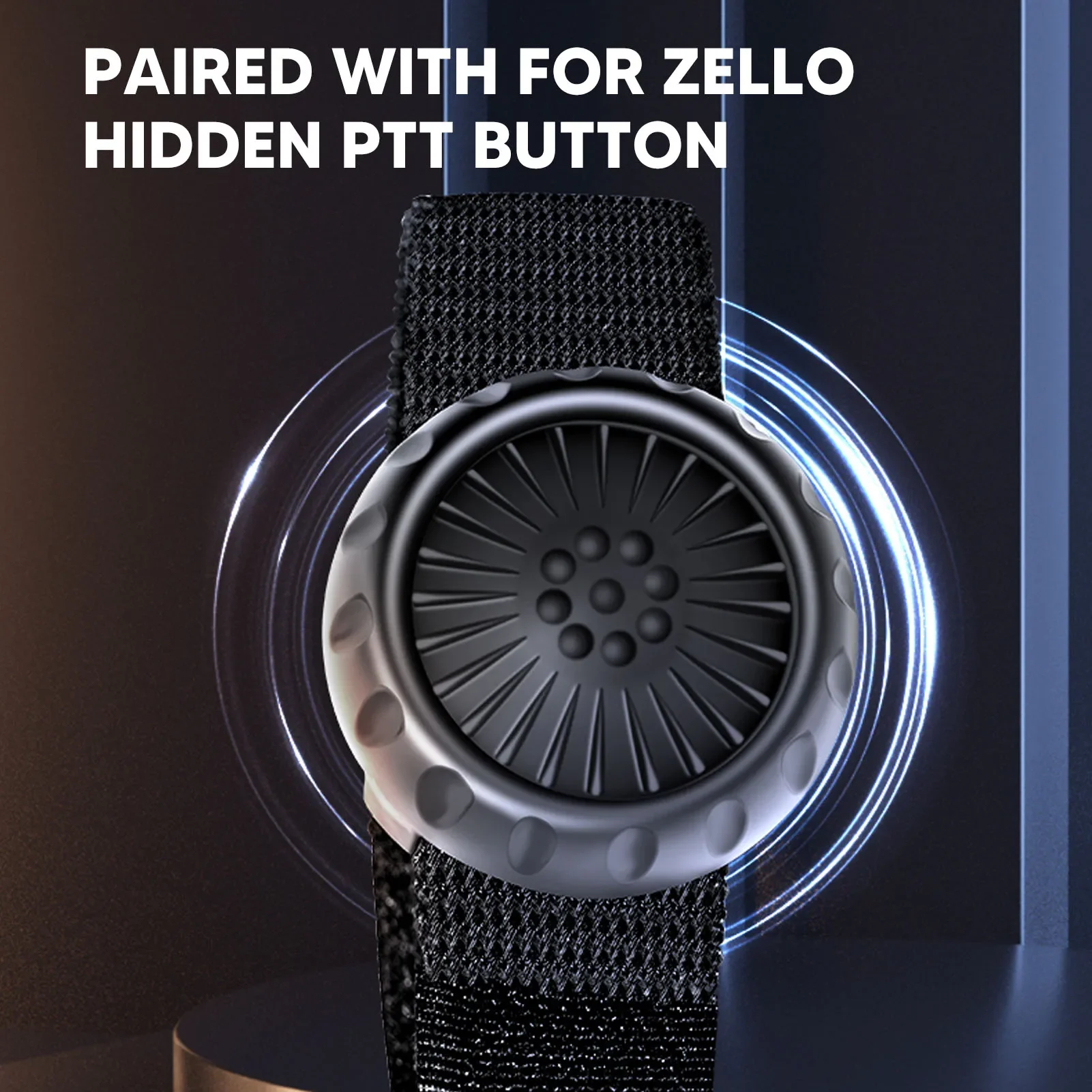 Wireless PTT Button Bluetooth 5.0 IP67 Waterproof Wireless PTT Button Switch for Zello for IOS for Android Bluetooth PTT Button thumbnail 3