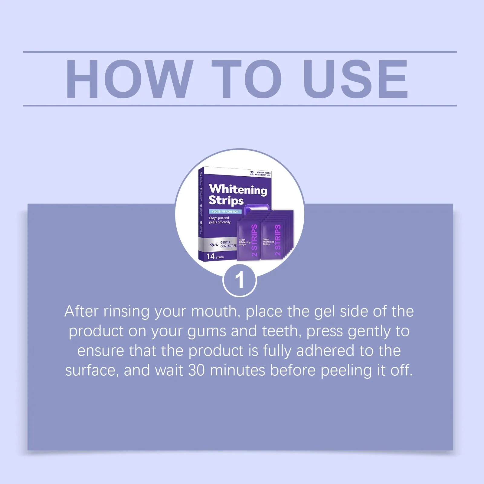 Purple Teeth Whitening Strips Oral Hygiene Fresh Breath Brighten Tooth Bleaching Long Lasting Oral Care Tooth Whitener Patches thumbnail 6