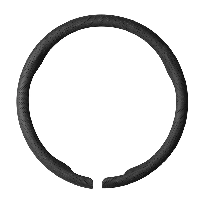 2026 New Ultra-Thin Car Steering Wheel Cover All-Season Universal  Anti-Slip Sweat-Absorbent Suede Nappa Automotive Interior thumbnail 6
