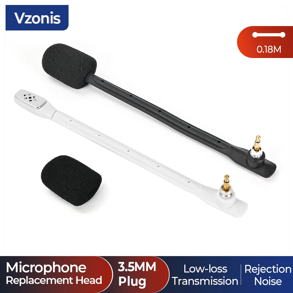 Headsets Microphone for Logitech ASTRO A40 Headphones Accessories Replacement Microphone Mic Earpads