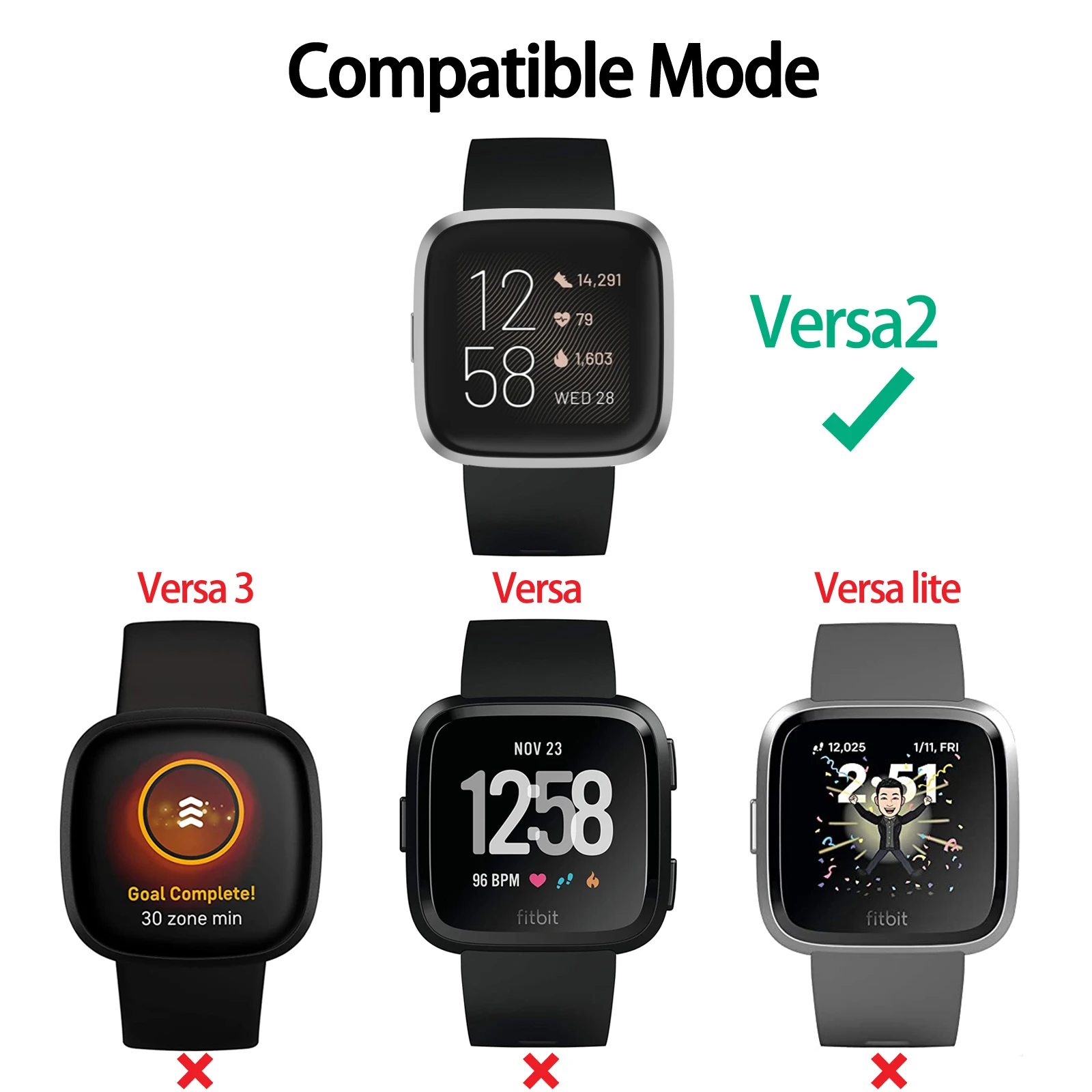 Smart Watch USB Charger For Fitbit Versa 2 Charging Cable For Fitbit Versa 2 Charger Dock Stand Cradle Smart Watch Accessories thumbnail 5