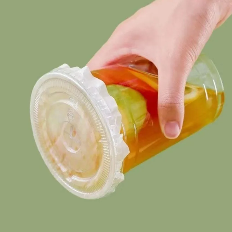 500/100x Leak-Proof Cup Cap Lid Liners Disposable Paper Coffee Cup Cover Round Sealing Paper Pads for Beverage Milk Supplies thumbnail 2