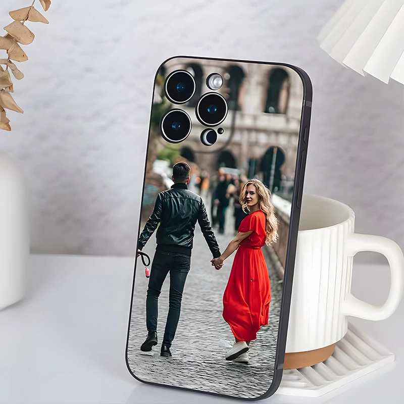 For iPhone 17 16 16E 15 14 13 12 11 Pro Max Air Mini SE 2020 2022 X XS XR 6 7 8 Plus DIY Custom Photo Shockproof Soft Case thumbnail 4