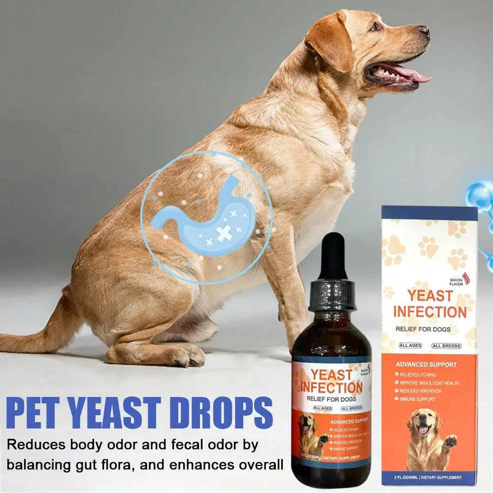 60ml Pet Yeast Drops - Regulate Digestive System, Improve Diarrhea And Constipation, And Enhance Skin And Hair Health thumbnail 3